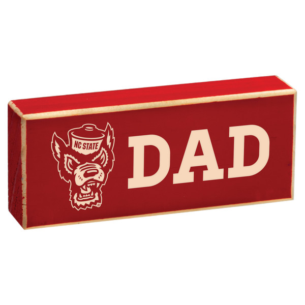 Wood Block Magnet Dad